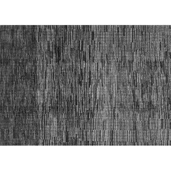 Ahgly Company Indoor Rectangle Abstract Gray Modern Area Rugs, 5' x 8'