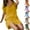 Yellow, variant on Plus Size Cotton Linen Dresses for Women 2023 Summer Casual Loose Short Sleeve Midi Dress Trendy Elegant Solid Beach Dress