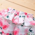 thumbnail image 3 of Vedolay Baby Girl Summer Sets Girl's 2 Piece Outfits Floral Print Half Sleeve Tee Shirt and Biker Shorts Set,Pink 18-24 Months, 3 of 4