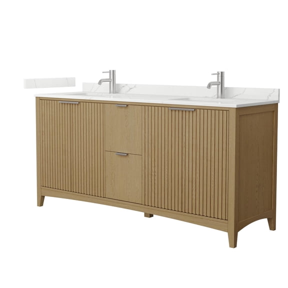 Wyndham Collection WCF919172DNOGTUNSMXX Palmilla 72" Free Standing Double Basin Vanity Set