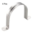 thumbnail image 3 of 80mm Rigid Pipe Strap, 304 Stainless Steel, 2 Holes Clamp, 4 Pcs, 3 of 3
