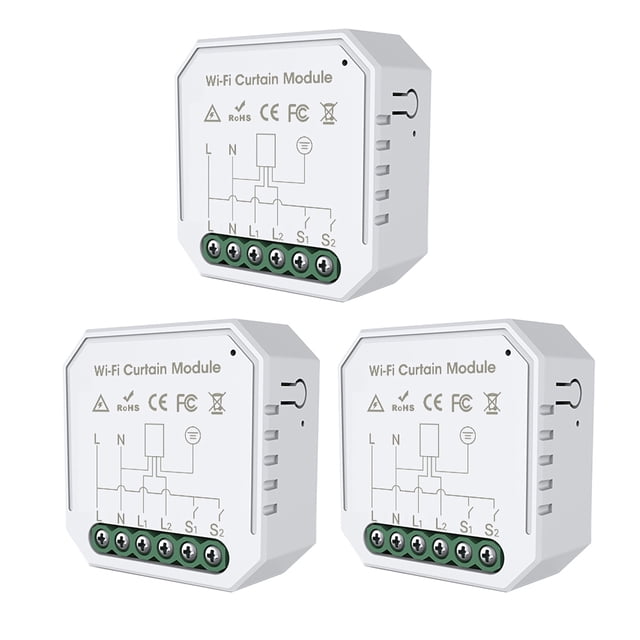Amdohai Tuya WiFi Intelligent Curtain Switch Module Home Curtain Modification Module Mobilephone Device Sharing Timing Function