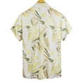 thumbnail image 4 of YANHAIGONG Hawaiian Shirt for Men,Flower Beach Shirts for Men,Casual Tropical Shirts Short Sleeve Floral Casual Button Down Turndown Collar Summer Hawaiian Shirt, 4 of 4