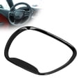 thumbnail image 4 of Steering Wheel Trim,  Steering Wheel Sticker ABS Plastic  For Car Replacement For  Challenger 2015-2019 Black,Red,Carbon Fiber Style, 4 of 8