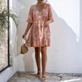 thumbnail image 2 of CIENVNSTG Women's Fashion A-Line Summer Dress - Casual Flowy Dress for Everyday Wear, 2 of 5