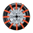 thumbnail image 5 of ZhyrZng 5PCS Reusable Anti Snow Chains of Car, Snow Tire Chains,Universal Adjustable Emergency Portable Snow Tire Chains for Car SUV Pickup Trucks Car Snow Chains Non-Slip Cable Tie (Orange), 5 of 6
