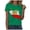 Green, variant on GEWSEY Women's Iran Map with Lion and Sun Emblem Vintage Persian Heritage V-Neck T-Shirt (Gold, L)