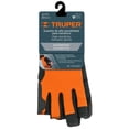 thumbnail image 2 of Guantes Para Mecánico Alta Sensibilidad Truper Unitalla Negro con naranja, 2 of 2
