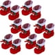 thumbnail image 1 of Pequeños regalos de Navidad Botas de caramelo Colgante de decoración de Navidad Botas de flocado Premios de jardín de infantes, 1 of 2