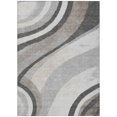 thumbnail image 2 of Addison Rugs Chantille Indoor/Outdoor Transitional Swirls Pewter Machine Washable Rectangle Rug, 10' x 14', 2 of 8