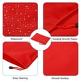 thumbnail image 4 of Unique Bargains Waterproof Zipper File Bags, A5 Document Holders for Office, Red 3 Pack, 4 of 6