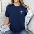 thumbnail image 3 of Believe Christian Cross Jesus Christ Christians Men Women T-Shirt, Men's And Women's Graphic Tee 100% Cotton by TBun, Full Sizes S-5XL, 3 of 5