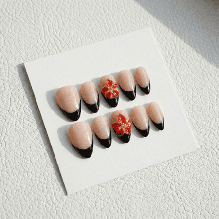 JC P5 Pure Handmade Press on nails, JC Press On Nails Kit , Short Length Nail Press Ons, Durable, Easy Application, Stylish Impress Press On Nails,Perfect for Daily Wear & Special Occasions