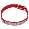 thumbnail image 3 of Collar Para Mascotas Con Diamantes De Imitación Brillantes, Bonita Corona Suave Con Diamantes, Joyería Para Perros, Collar Brillante Para Perros Y Gatos Cergrey Rojo 43cm / 17in, 3 of 8
