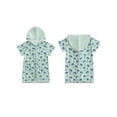 thumbnail image 2 of BemeyourBBs Toddler Baby Girls Boys Swim Cover Up Swimwear Kids Swimsuit Coverup Zip-Up Beach Bathing Suit Robe Short Sleeve Hooded Coverups Beachwear, 2 of 9