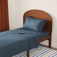 thumbnail image 2 of Mainstays Kids Microfiber Bed Sheet Set, Twin, Blue, 3 Pieces, 2 of 10