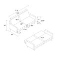 thumbnail image 3 of Futon Jules avec matelas à ressorts, 3 of 9