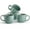 Teal, variant on Maison Neuve Riverside Collection Ceramic Stoneware Mug Set, 4-Piece, Hand Crafted, 19 oz, California Teal