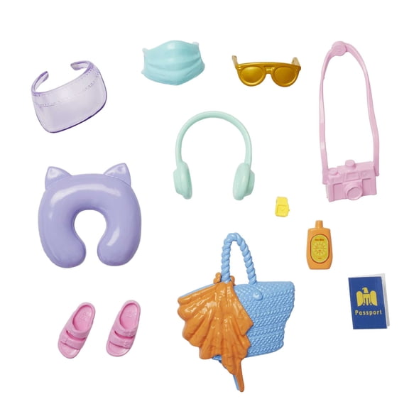 Barbie Western Fashion Pack, 11 Accessories for Dolls Including Cowboy Boots & Cactus Belt