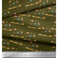 thumbnail image 3 of Soimoi Cotton Voile Fabric Coral & Fish Ocean Print Fabric by The Yard 42 Inch Wide, 3 of 3