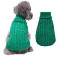 thumbnail image 1 of Suéter tejido para mascotas Ropa de abrigo para perros de invierno Suéter sólido para perros, 1 of 6