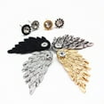 thumbnail image 2 of Ayyufe Women Gothic Cool Angel Wing Rhinestone Ear Jacket Earrings, 2 of 6