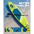 thumbnail image 4 of SOLAVERO 10'6" Inflatable Stand Up Paddle Board, Ultra-Light SUP Board with Accessories, Anti-Slip EVA Deck for Adults, 4 of 8
