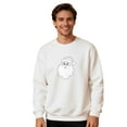 thumbnail image 3 of EchfiProm White Sweatshirts for Men Crewneck Fall Vintage Christmas Xmas Mens Shirts Graphic, 3 of 9