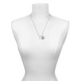 thumbnail image 3 of Delight Jewelry Silvertone Best Friend Eternity Ring Silvertone Script Initial Disc - I - Charm Necklace, 20"+3", 3 of 4
