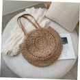 thumbnail image 4 of ADDHAT De Viaje A Mano Círculo Rattan Color Cómodo Y Resistente Para Mujer, 4 of 8