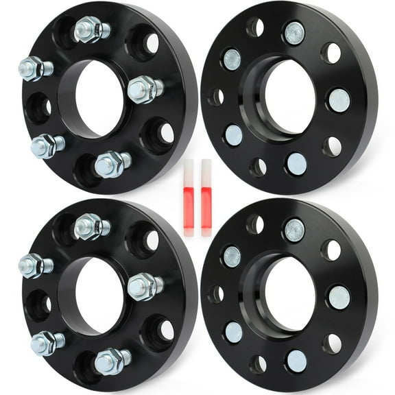 SCITOO 4Pcs 5x5 to 5x4.5 Wheel Adapters 1 inch Thread Pitch 1/2" Hub Bore 71.5mm 5 Lug Wheel Spacers Fit for Jeep Wrangler 2007-2018,for Jeep for Grand Cherokee 1999-2010