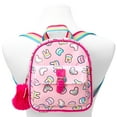 thumbnail image 3 of Claire's Club Mini Backpack for Girls Age 3-6 - Little Girl Purse Cute Fun Funky Accessory Kids Small Backpack Toddler Preschool Bookbag - Pink Animals Adjustable Straps 7.5W x 8H x 3.5D, 3 of 3