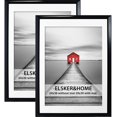 thumbnail image 1 of Marco para póster ELSKER&HOME, 24 x 36 cm, con alfombrilla, 2 unidades, color negro, 1 of 6