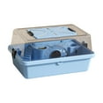 thumbnail image 3 of S SERENABLE Hamster Cage Two Tiered Cage Openable Top Guinea Pigs Glider Small Animals Small Blue, 3 of 9