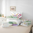 thumbnail image 6 of Castle Fairy Children Teens Adults Tulip Flowers Butterfly Bedding Comforter Set 7pcs,Chic Floral Blossoms Queen Bedding Sets Super Cozy,Spring Garden Queen Sheet Sets,Super Cozy Room Decor, 6 of 8