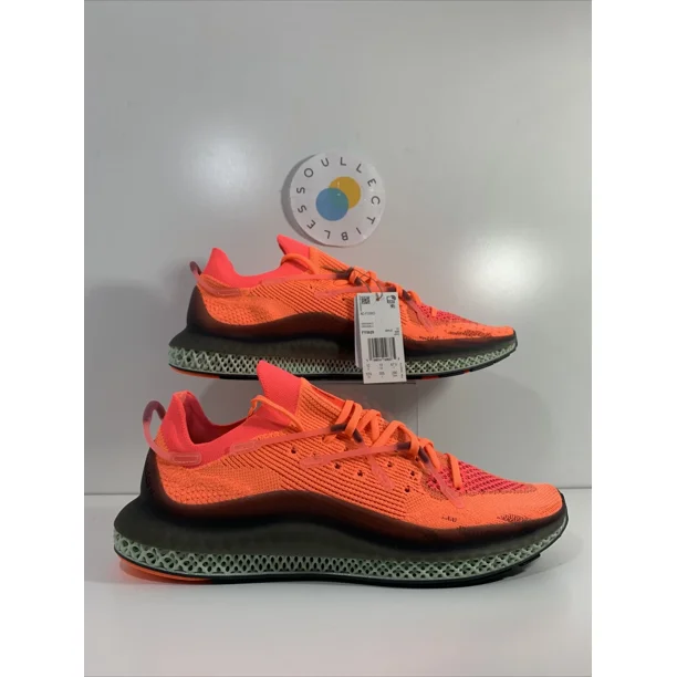 Adi - das 4D Fusio ‘Screaming Orange’ Primeknit Lifestyle Shoes FY5929 Mens Sz 12.5