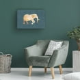 thumbnail image 2 of Trademark Fine Art Sarah Manovski Gold green elephants 1 Canvas Wall Art, 2 of 4