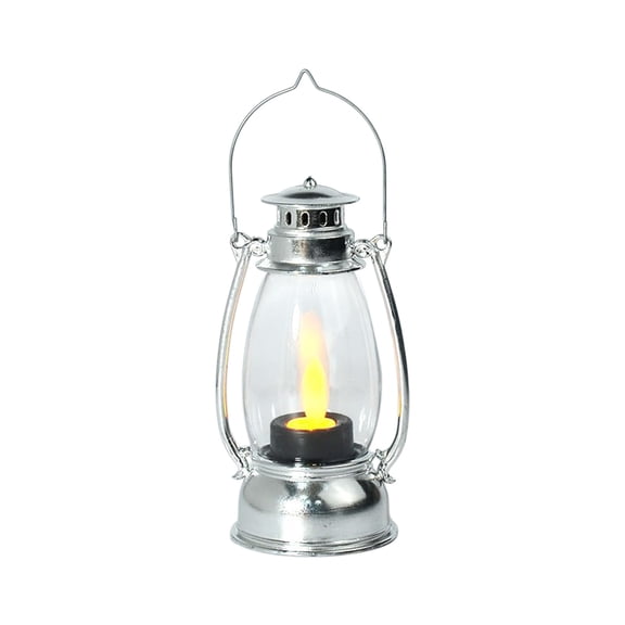 Retro Small Oil lamp, Electronic Candle lamp, LED Pony lamp, Creative Decoration, Gift lamp Electronic Candle Ambient Light Mini Light Candle Night Light