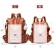 thumbnail image 3 of Mochila antirrobo Cheruty de piel sintética casual de moda 1-1 Tan M, 3 of 5