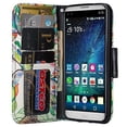 thumbnail image 4 of LG Aristo Case, LG K8 2017 Wallet Case, Pu Leather Wrist Strap Magnetic Fold[Kickstand] Wallet Case with ID & Credit Card Slots for LG Aristo/K8 2017 - Vibrant Tree, 4 of 4