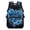 Sea Turtle Flower, variant on Aplkyhs Fire Rugby School Backpack for Students 6-18 Ergonomic Padded Shoulder Straps Large Capacity Bookbag for Elementary Middle High School Boys Girls Daily Use