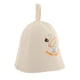 thumbnail image 1 of Sombrero de lana Sunnimix blanco para sauna fieltro, 1 of 8