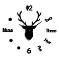 thumbnail image 2 of Dvkptbk Clocks Frameless DIY Wall Mute Clock Mirror Surface Sticker Home Office Decor 80x80 Home Decor on Clearance, 2 of 7