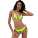 thumbnail image 1 of Bikini Dividido De Bloque De Color Para Mujer, Traje De Baño De Leopardo, Conjunto De Bikini A La Moda, Traje De Baño Sexy Suave Con Fugas Guardurnaity OD014907-12, 1 of 4