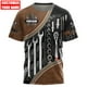 thumbnail image 2 of Camiseta de moda de verano para hombre, camisa con nombre personalizado mecánico en 3D, estampado en toda la prenda, informal, deportiva, DW47, 2022Adult size M Gao Jinjia LED, 2 of 2