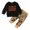 Black, variant on Futezty Toddler Boys Girls Clothes Fall Winter Outfit Sets, Kids Outfits Sets Long Sleeve Round Neck Cartoon Print Drawstring Pants 6M 1T 2T 3T 4T 5T 2PCS Everyday