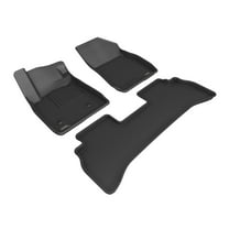 3D MAXpider Custom Fit Kagu Floor Mat (Black) Compatible with Chevrolet Trailblazer FWD 2021-2025 - Full Set