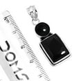 thumbnail image 2 of 925 Sterling Silver Pendant Natural Black Onyx Handmade Jewelry, 2 of 3