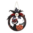 thumbnail image 3 of Letrero de puerta de Halloween BLESIY Bienvenido coronas de Halloween, 3 of 8
