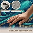 thumbnail image 6 of ODIKA Animals Deep Underwater Nautical Coral Border Tentacle Navy Octopus Refined Non-Slip Chair-Friendly for Dining Room, Large Office, Lounge, 6 of 7